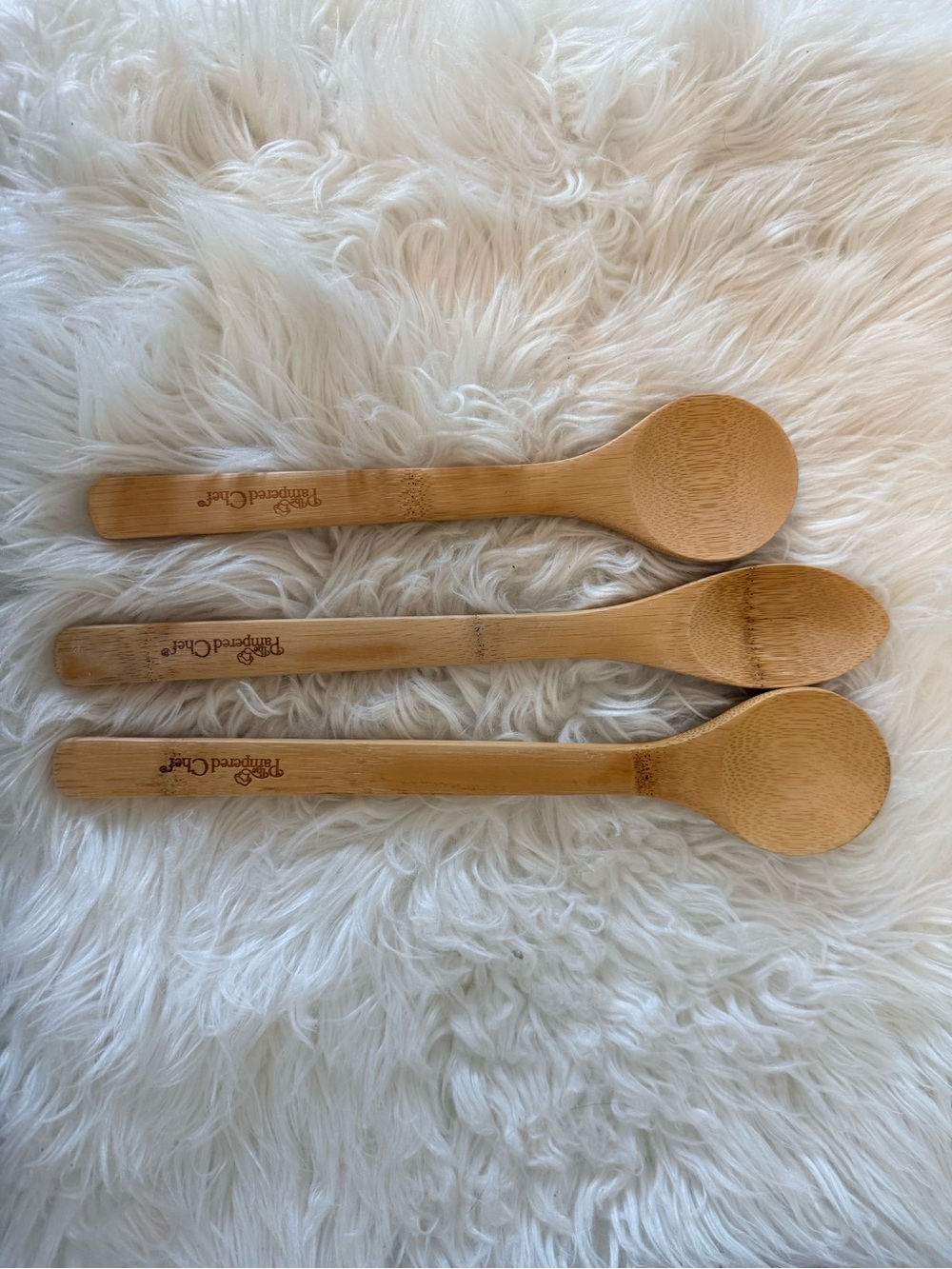 💫4/$25 • The Pampered Chef Bamboo Spoon Set